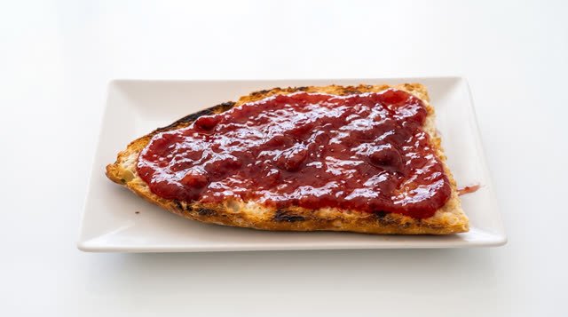 Tosta de mermelada